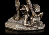 Archangel Michael Figurine defeats the Devil