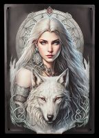 Metal Sign - Protector of the Wolf