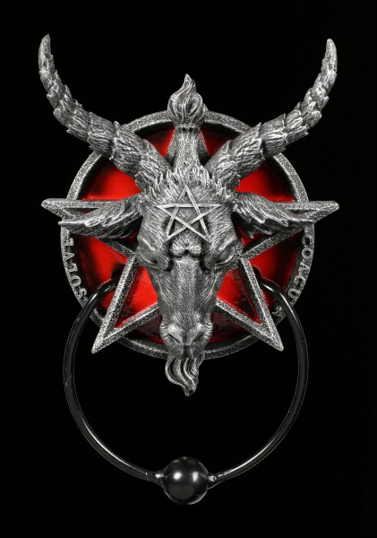 Türklopfer - Baphomet mit Pentagramm