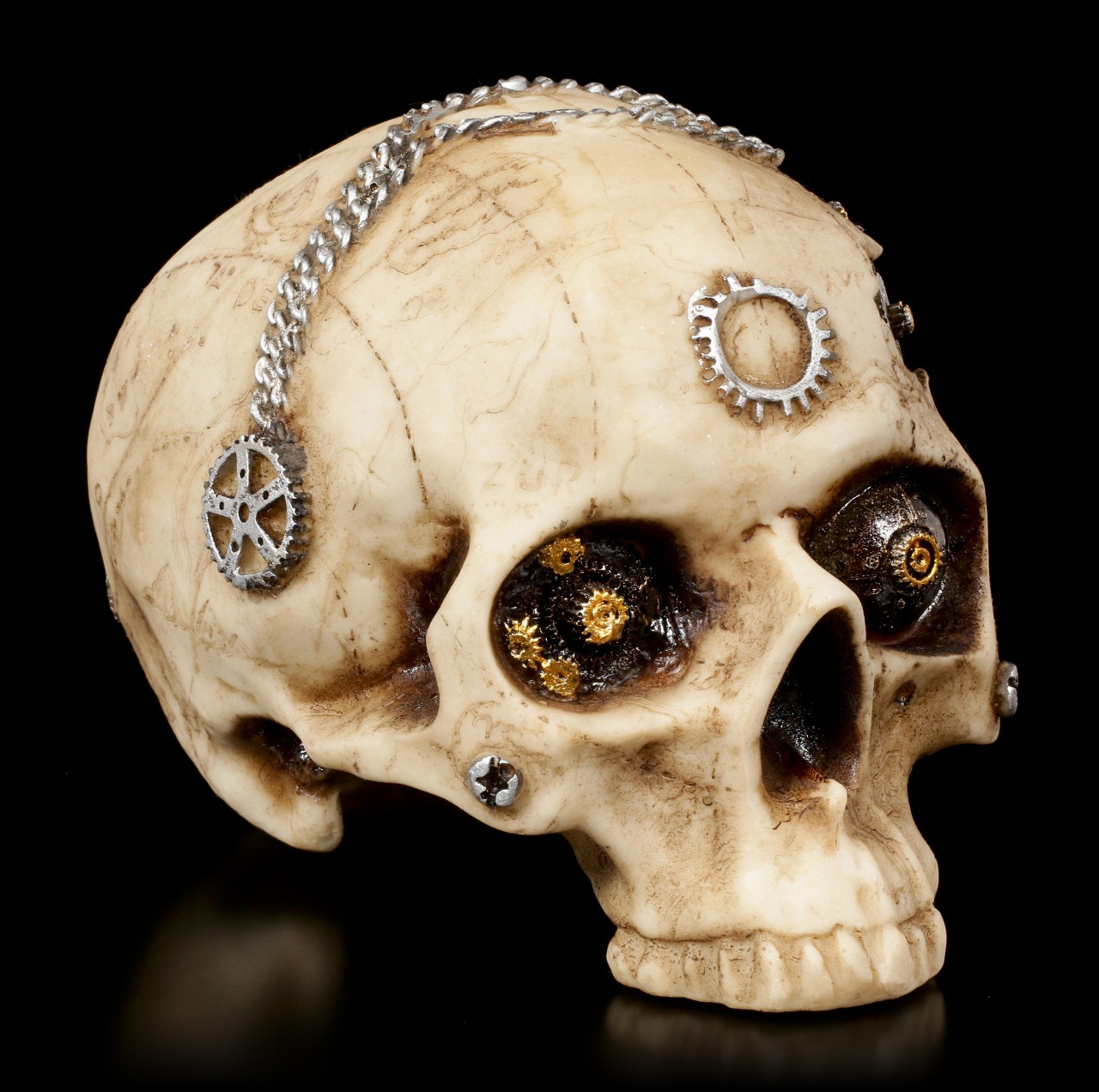Steampunk Skull - Mechanic Brain