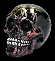Totenkopf Figur - Blitzschädel Electro klein