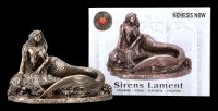 Meerjungfrauen Figur - Sirens Lament bronziert