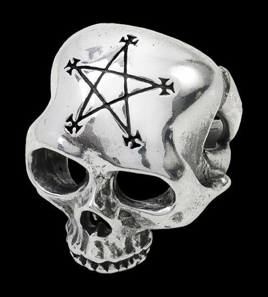 Necrogram - Alchemy Skull Ring