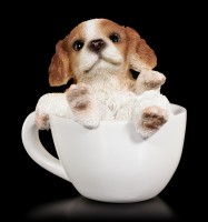 Dog in Cup mini - Spaniel Puppy