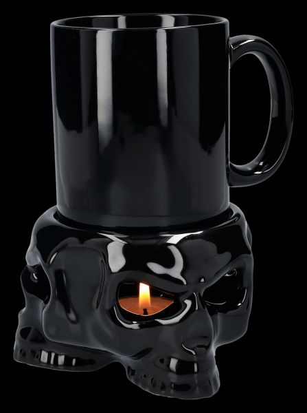 Mug with Warmer - Skull