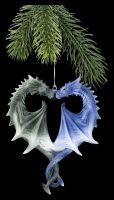 Weihnachtsbaumschmuck - Drachen Herz