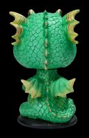 Bobble Head Figurine - Green Yoga Dragon