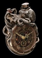 Wanduhr Steampunk Krake - Nostradamus Octopus