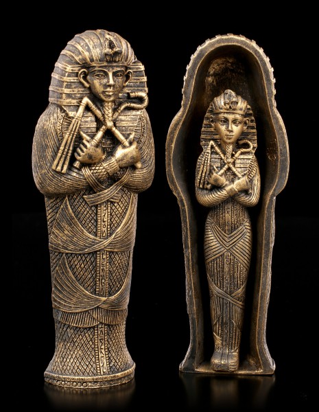 Tutanchamun Sarkophag mit Mumie