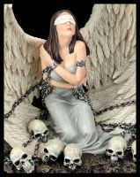 Angel Figurine bound - Captive Spirit