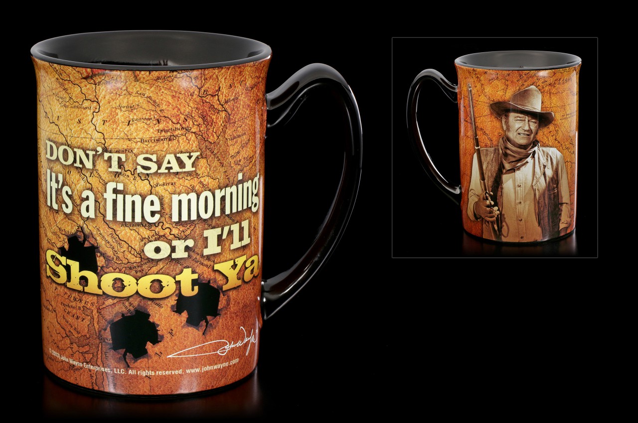 John Wayne Ceramic Mug - I'll Shoot Ya!