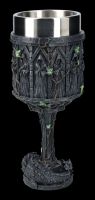 Gothic Goblet with Dragon and Reapers - Dragon Ivy