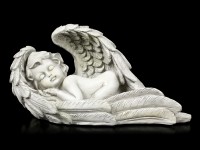 Angel Garden Figurine - Boy sleeps in Wings - small