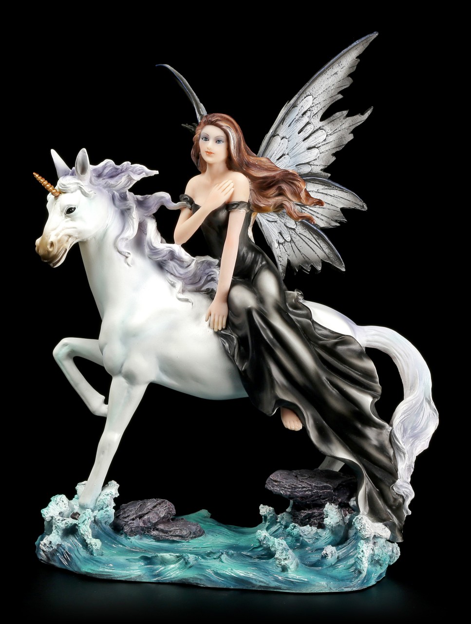 Fairy Figurine - Natascha riding Unicorn