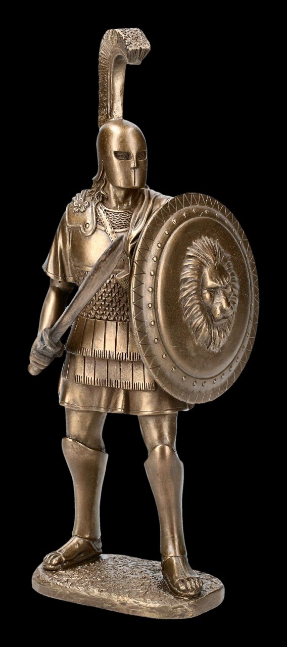 Alexander der Große Figur mit Schild