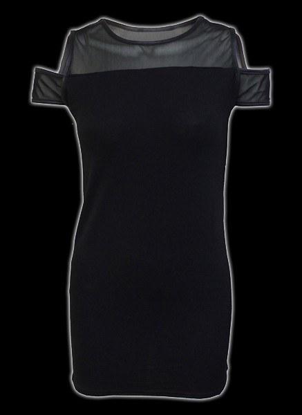 Blank - Mesh Piped Dress