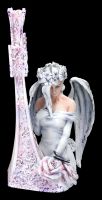 Angel Figurine with Cross by Jessica Galbreth
