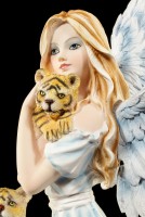 Engel Figur - Nariel mit Tigerbabys