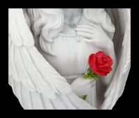 Angel Figurine - Angel Blessing with Rose large