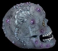 Deko Totenkopf verziert - Bejewelled