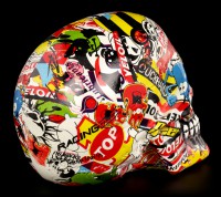 Colourfull Skull with Brand Advertising - Pop Art