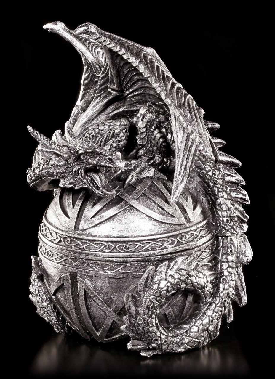 Box - Dragon on Ball - Black-Silver