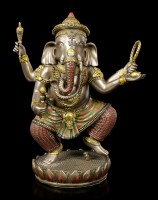 Buddha Figurine - Ganesha on Lotus