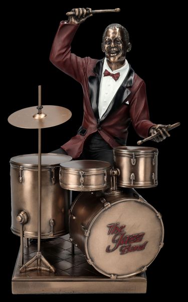 The Jazz Band Figurine - Drummer red