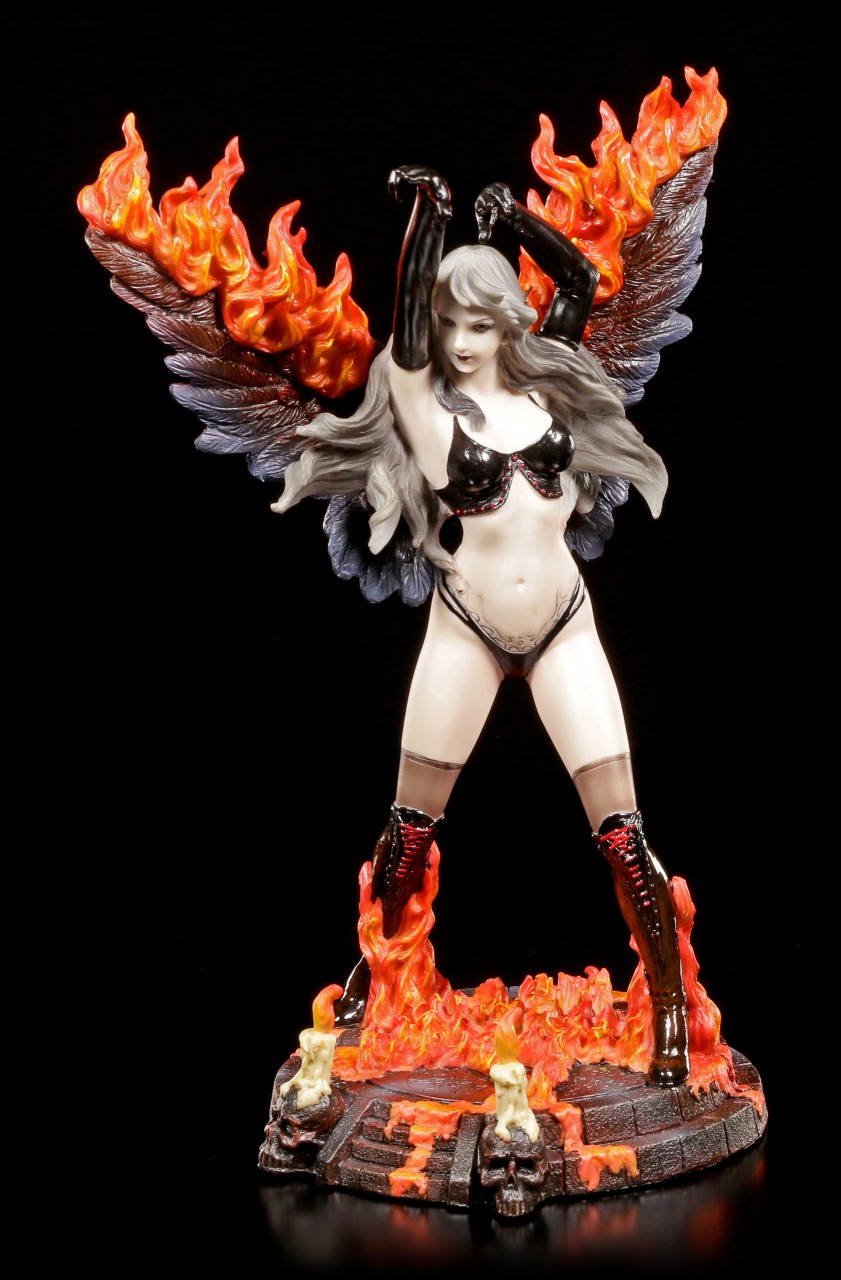 Dark Flame Angel Figurine