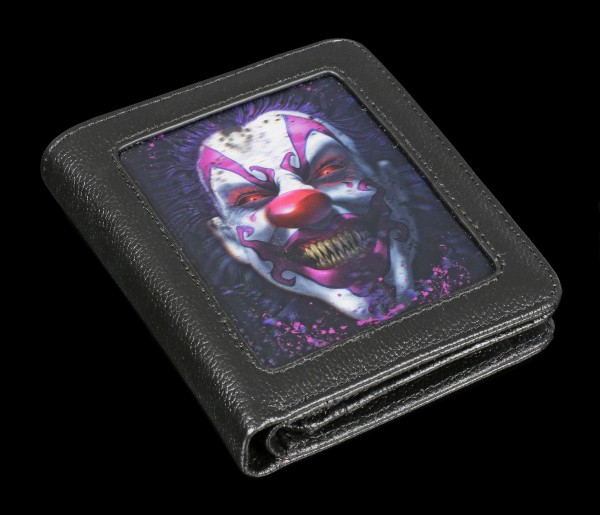 Wallet with 3D Horror Clown - Keep Smiling