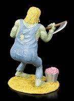 Zombie Figurine - Hillbilly with Scythe
