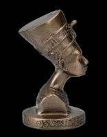 Nefertiti Bust small - Bronze coloured