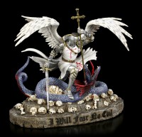 St. George Figurine with Dragon - Psalm 23 - colored