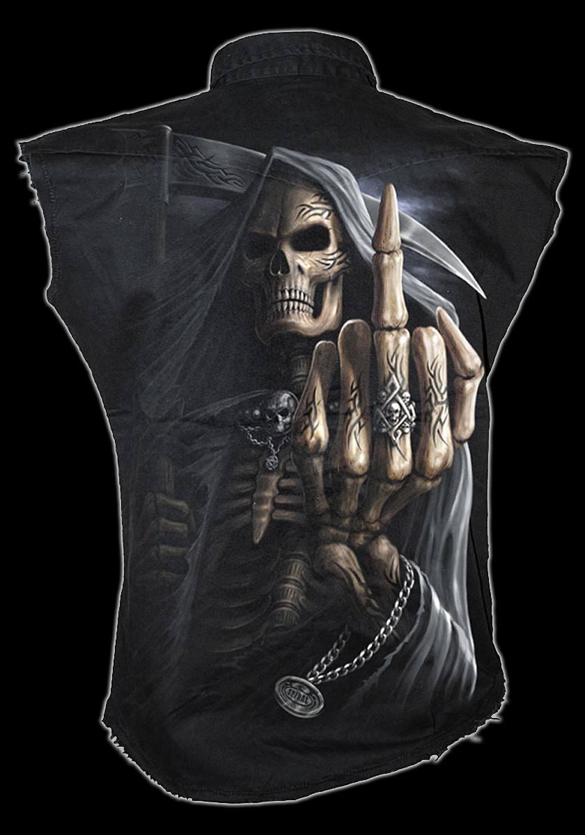 Bone Finger - Sleeveless Worker Shirt