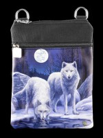 Small Shoulder Bag with Wolves - Warriors of Winter