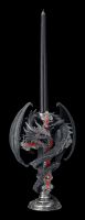 Candle Holder Dragon - Gothic Guardian