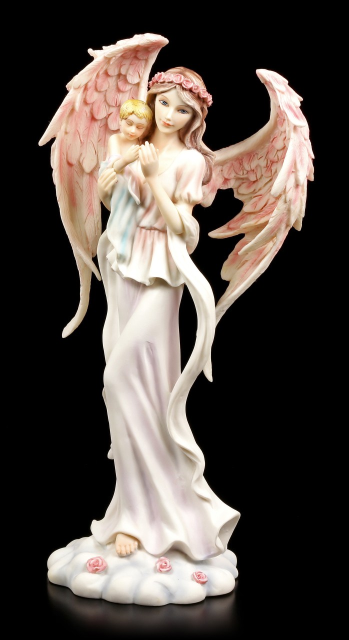 Angel Figurine - Haamiah with Baby