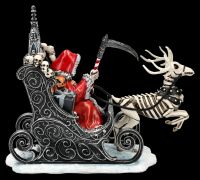 Sensenmann Weihnachtsfigur im Schlitten - Slay Bells