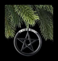 Christbaumschmuck Pentagramm - Powered by Witchcraft