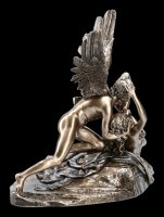 Eros and Psyche Figurine by Antonio Canova - bronzed