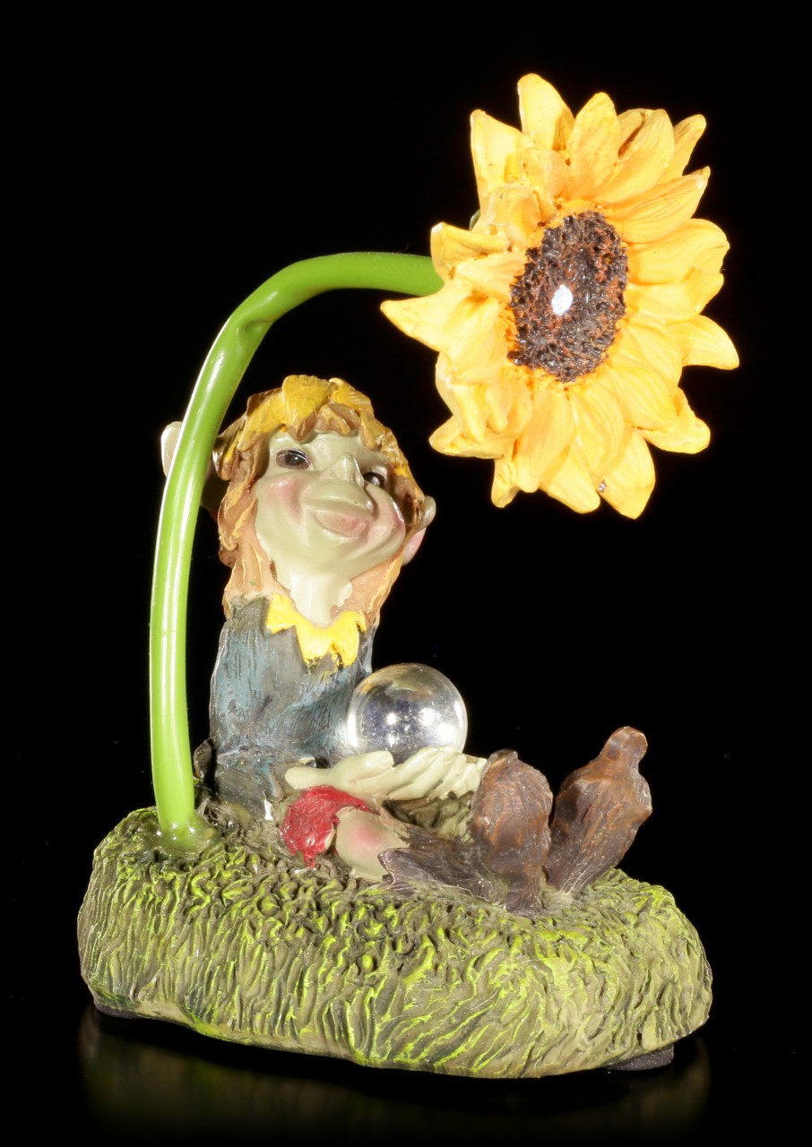 Pixie Figurine - Sunflower with LED
