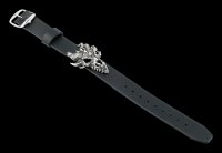 Alchemy Leder-Armband - Drachen Schädel