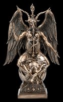 Baphomet Figur - bronziert groß