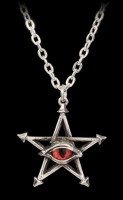 Alchemy Gothic Necklace - Red Curse
