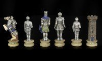 Mittelalter Schachfiguren Set - Ritter