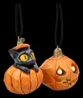 Halloween Kürbis Anhänger - Pumpkin & Patch 2er Set