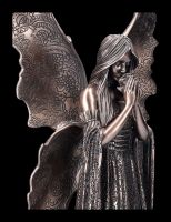 Engel Figur - Only Love Remains bronziert