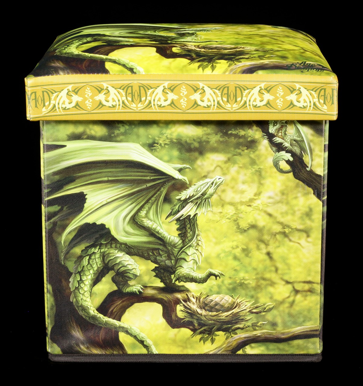 Storage Box with Seat - Forest Dragon