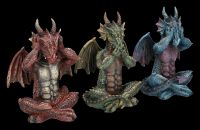 Dragon Figurines colourful - No Evil