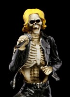 Skeleton Figurine - Rock Star Singer